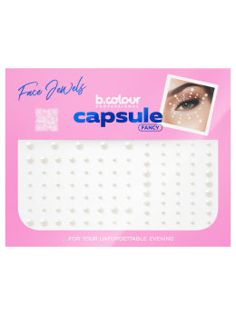 Стразы самоклеящиеся для лица, Fancy (жемчужинки) FACE JEWELS B.COLOUR PROFESSIONAL CAPSULE