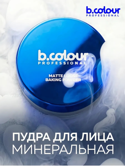 Пудра для лица матирующая рассыпчатая белая 01