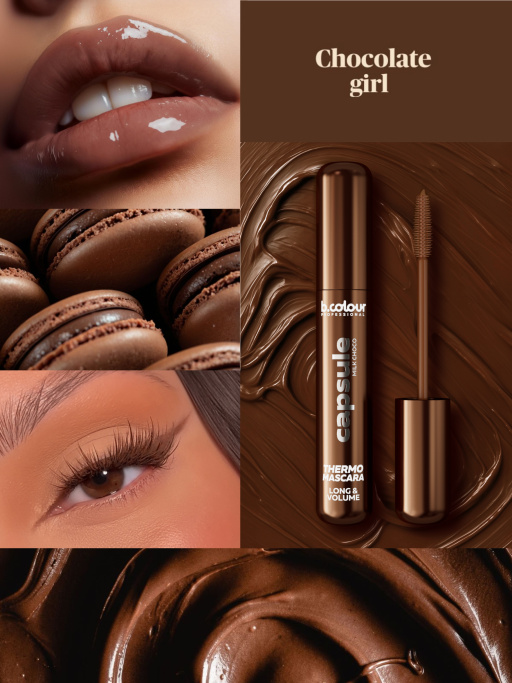 Тушь для ресниц, термотушь, объем и удлинение / MILK CHOCO, B.COLOUR PROFESSIONAL