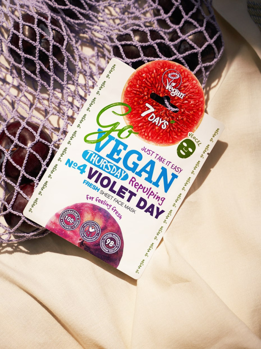Маска для лица тканевая fresh Thursday VIOLET DAY