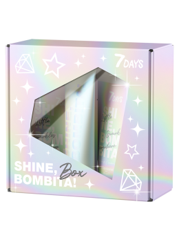 Подарочный набор косметики для ухода Diamond Box, SHINE, BOMBITA! Подарочный набор косметики для ухода Diamond Box, SHINE, BOMBITA!
