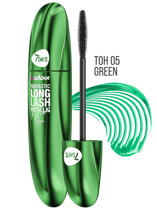 Тушь для ресниц, удлиняющая зеленая / 05 GREEN