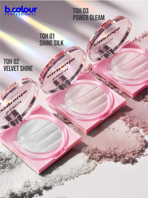Хайлайтер для лица и тела / 01 SHINE SILK, B.COLOUR PROFESSIONAL CAPSULE