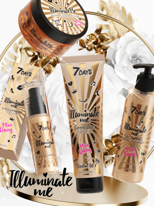 Молочко для тела увлажняющее жидкие колготки Miss Crazy / 02 BITTER GOLD