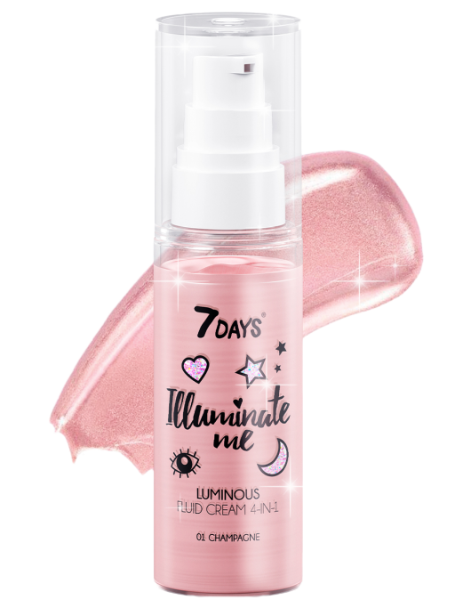 Праймер для лица 4-в-1 крем-флюид Rose girl