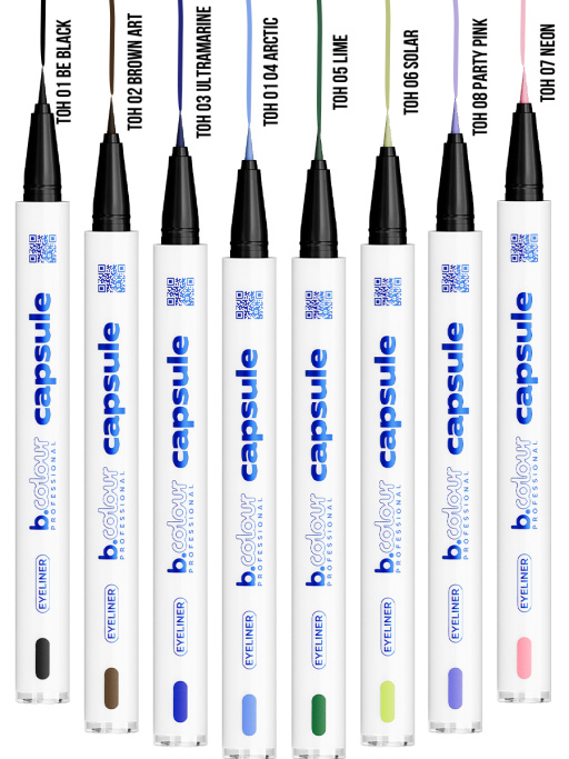 Подводка для глаз розовая 08, B.COLOUR PROFESSIONAL