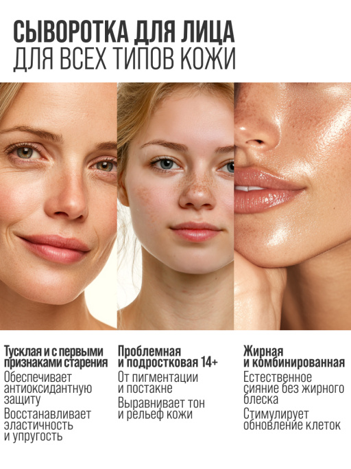 Сыворотка для лица увлажняющая VITAMIN C ELIXIR 1,5%