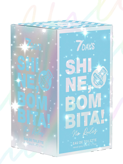 Духи сладкие цитрусовые с шиммером NO RULES!