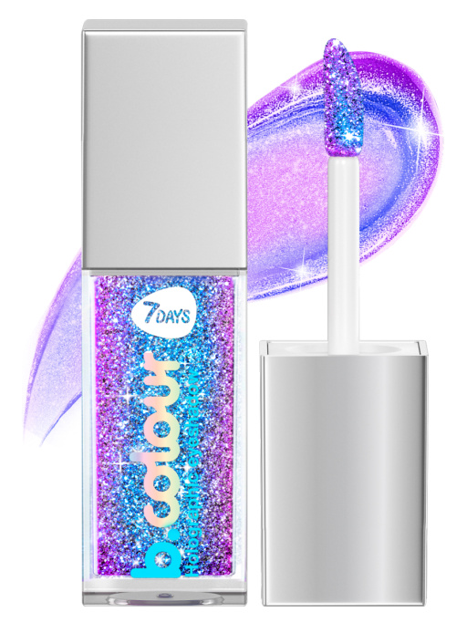 Тени для век жидкие блестящие мерцающие / 02 STORM