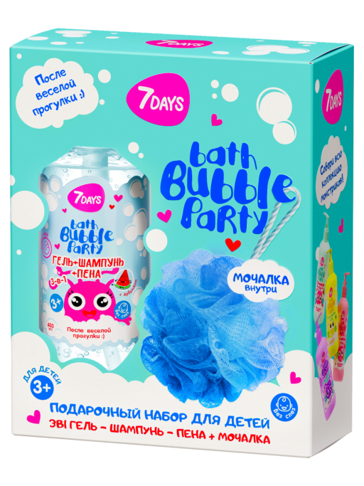 Гель для душа, детский шампунь 400 ML, набор косметики ПОСЛЕ ВЕСЕЛОЙ ПРОГУЛКИ