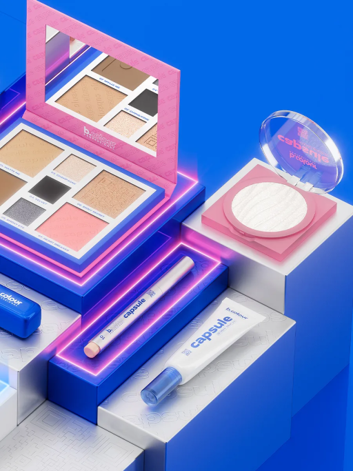 Набор косметики для макияжа Pink mania, B.COLOUR PROFESSIONAL CAPSULE