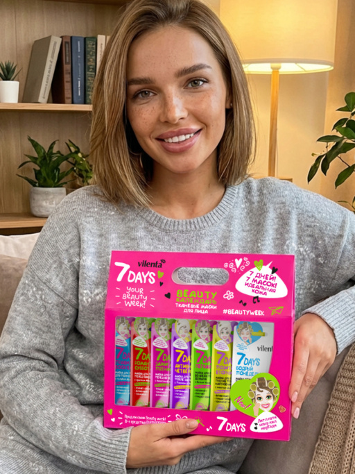 Подарочный набор масок для лица 7DAYS / Beauty Week