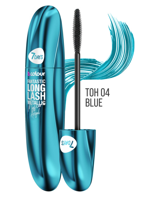 Тушь для ресниц, удлиняющая синяя / 04 BLUE