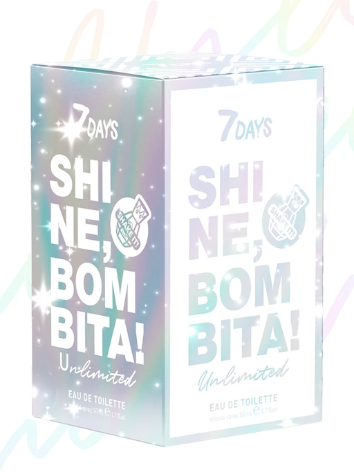 Духи с шиммером и мерцанием цитрусовые UNLIMITED!