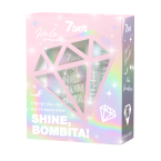 Подарочный набор косметики для ухода: скраб для тела + молочко для тела SHINE, BOMBITA! / Holographic