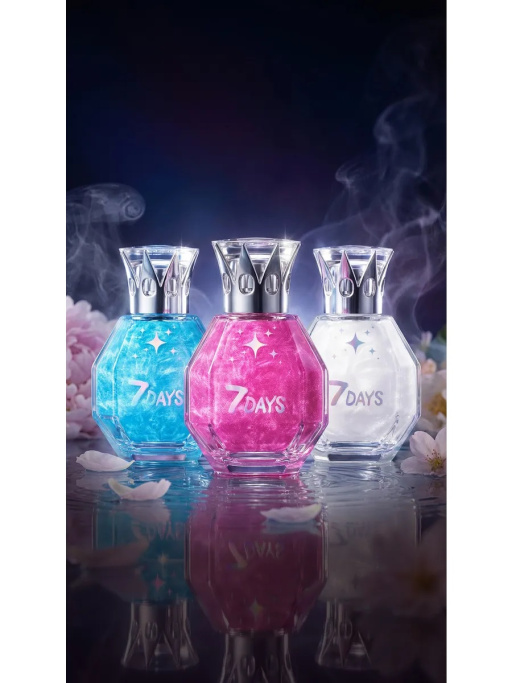 Духи женские с шиммером, набор 2 шт х 50 мл