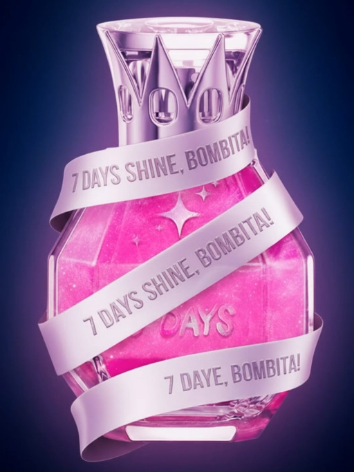 Духи женские с шиммером, набор 3 шт х 50 мл