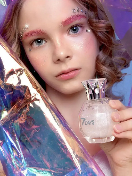 Духи женские с шиммером цветочные, 50 мл