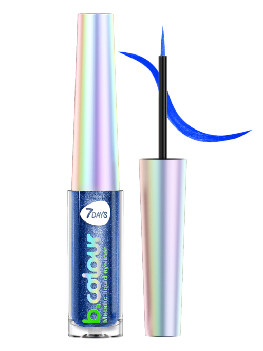 Подводка для глаз жидкая с эффектом металлик / 02 BLUE