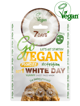 Маска для лица тканевая yummy Monday WHITE DAY