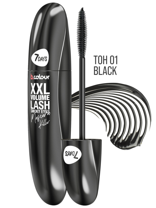 Тушь для ресниц, удлиняющая черная, Smoky Eyes / 01 BLACK