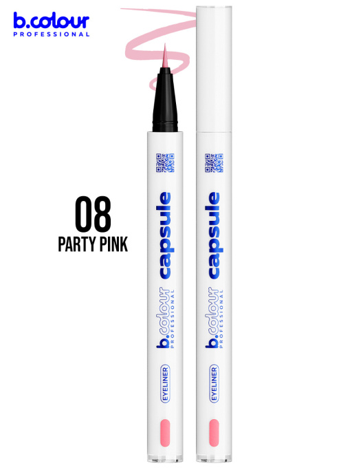 Подводка для глаз розовая 08, B.COLOUR PROFESSIONAL