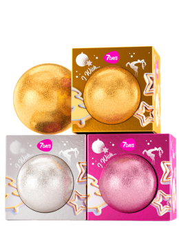 Бомбочка для ванны 7DAYS, набор 3 шт