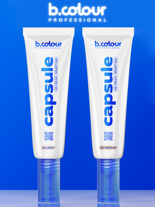 BB крем для лица против несовершенств 5в1 / 01 Light, B.COLOUR PROFESSIONAL CAPSULE