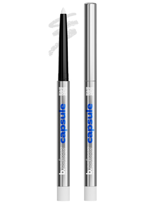 Карандаш для глаз каял гелевый / 06 Pearl white, B.COLOUR PROFESSIONAL CAPSULE