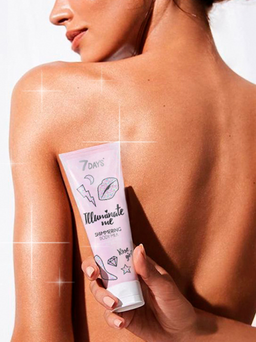 Мерцающее молочко для тела Rose girl