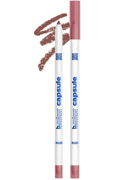 Карандаш для губ стойкий 2в1 / N103, B.COLOUR PROFESSIONAL CAPSULE