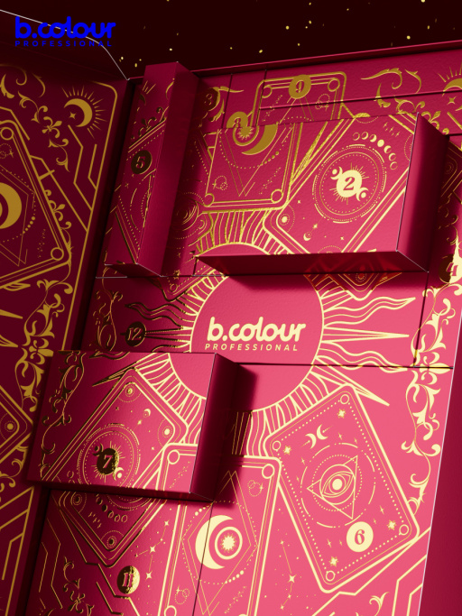 Набор косметики для макияжа, адвент календарь B.COLOUR PROFESSIONAL