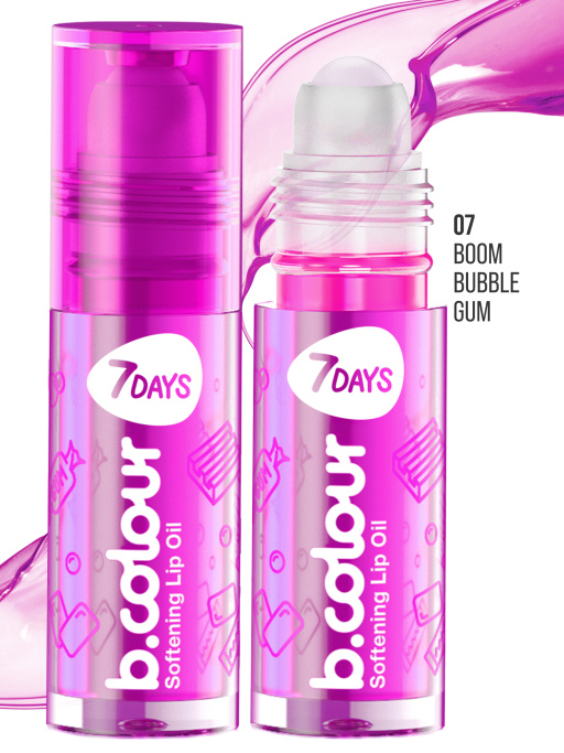 Масло для губ смягчающее / 07 BOOM BUBBLE GUM