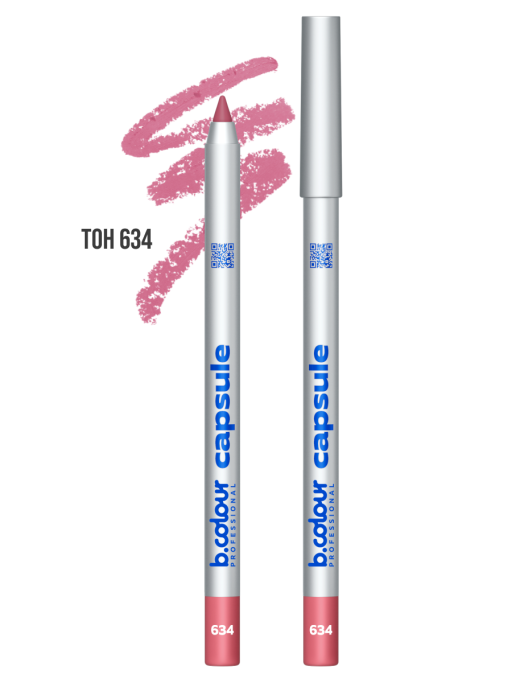 Карандаш для губ стойкий / 634 (розово-бежевый), B.COLOUR PROFESSIONAL CAPSULE