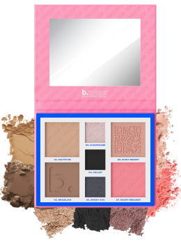 Палетка для лица и глаз контурирующая / 02 Super power, B.COLOUR PROFESSIONAL CAPSULE