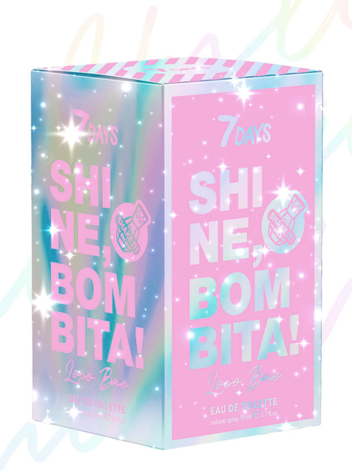 Духи сладкие мерцающие с шиммером LOCO BAE!