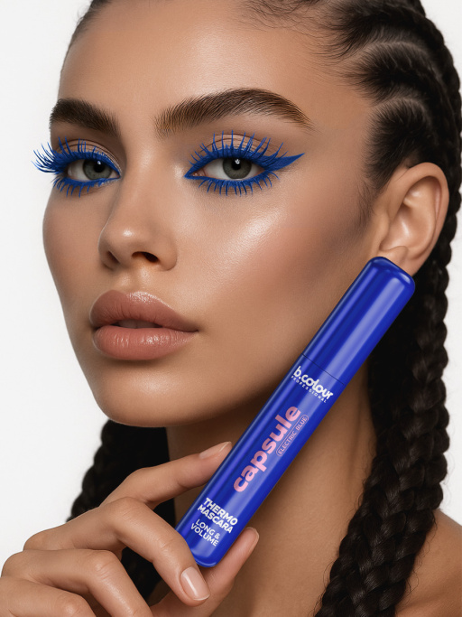 Тушь для ресниц, термотушь, объем и удлинение / ELECTRIC BLUE, B.COLOUR PROFESSIONAL 