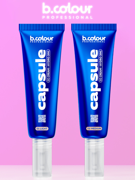 СС крем для лица увлажняющий 3в1 / 02 Medium, B.COLOUR PROFESSIONAL CAPSULE