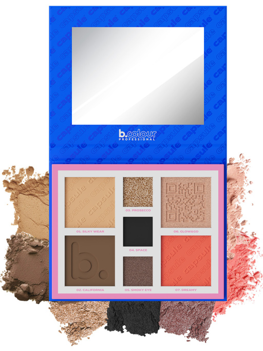 Палетка для лица и глаз контурирующая 01, B.COLOUR PROFESSIONAL
