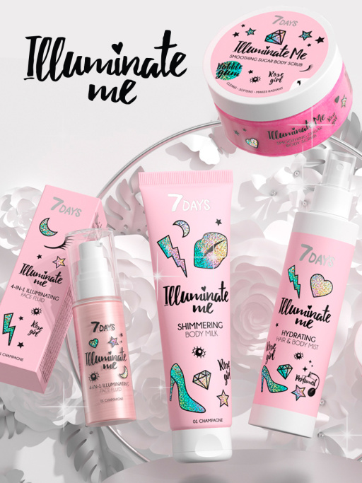 Мист для волос и тела увлажняющий Rose girl