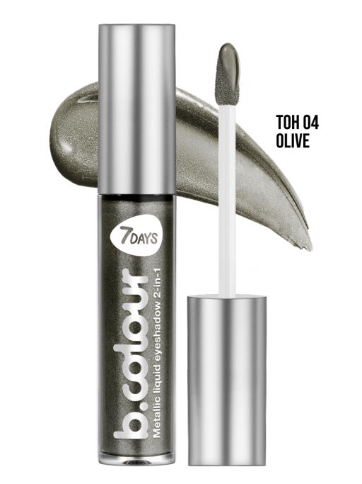 Тени для век жидкие блестящие с эффектом металлик 04