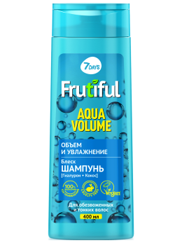 Шампунь для волос объем и увлажнение AQUA VOLUME