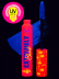 Volume UVglow Neon светящаяся тушь для ресниц / 301 Black Vendetta