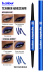 Карандаш для глаз каял 2в1 02, B.COLOUR PROFESSIONAL