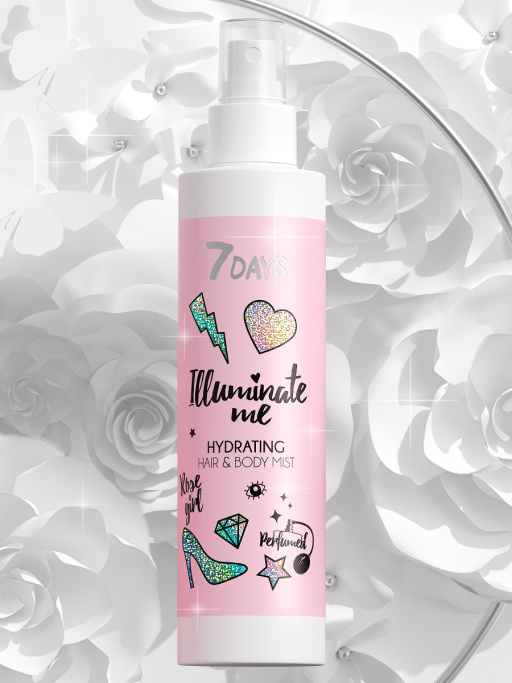 Мист для волос и тела увлажняющий Rose girl