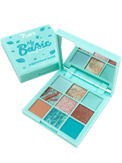 Палетка пигментов для макияжа пастель / 102 Peppermint twist
