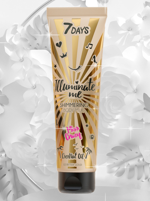 Мерцающее молочко для тела Miss Crazy