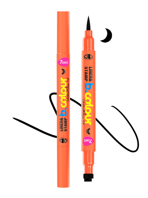 Подводка для глаз + штамп 2в1 / 03 DUSKY MOON