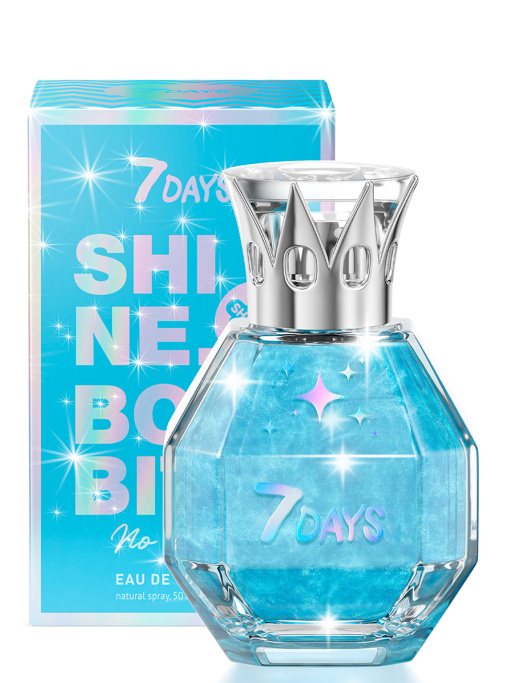 Духи женские, сладкие цитрусовые с шиммером 50 ml