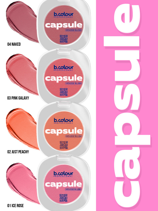 Румяна для лица муссовые 02, B.COLOUR PROFESSIONAL